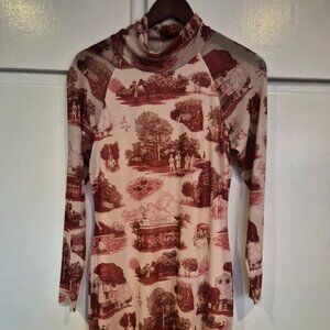 Rachel Antonoff Lilly Turtleneck Dress - Soprano Print